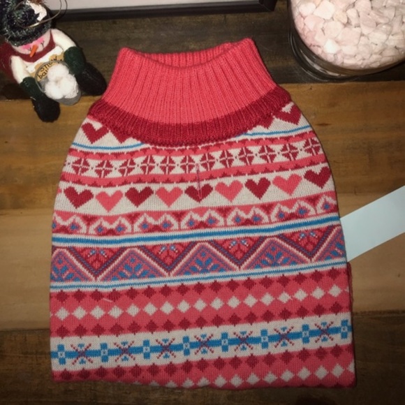 Holiday Charm Fair Isle Dog Sweater NWT - Picture 3 of 4